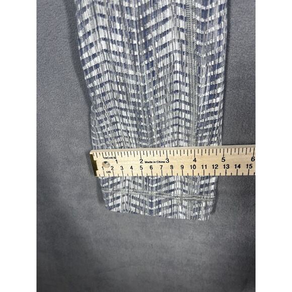 Lululemon Wunder Under Legging Women's 4 Gray Jacquard Elastic Waist Performance - Picture 8 of 8